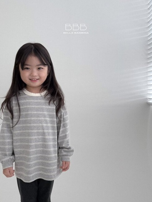 Note Stripe Boxy Tee