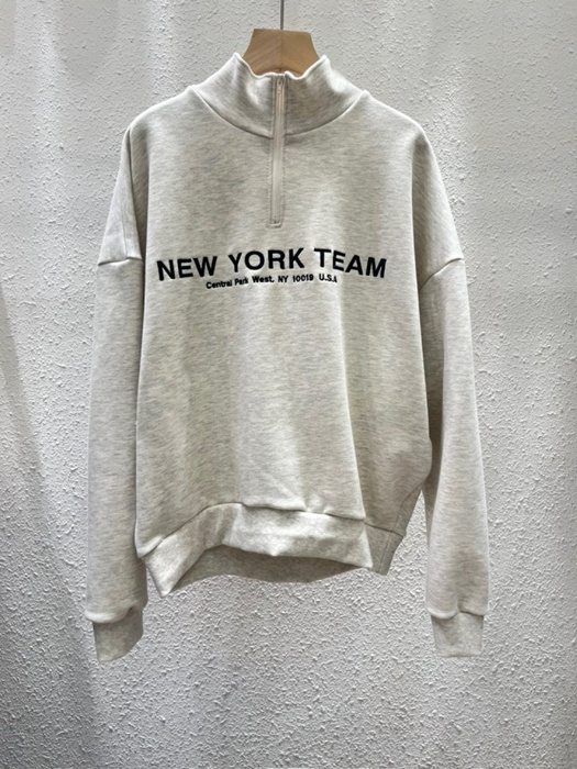 New York Half Zip-up Top New York Half Zip-up Top