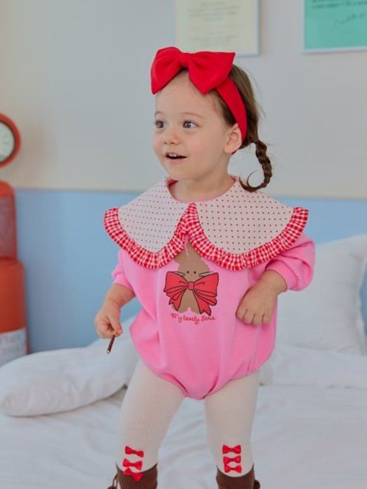 Bebe Dot Collar Suit