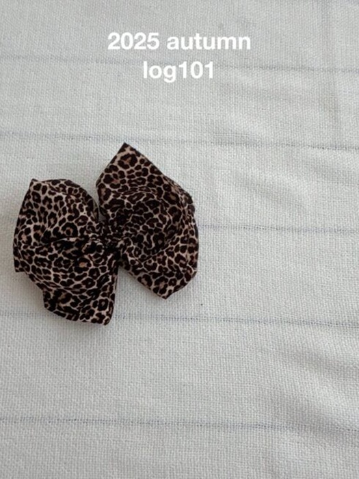 Leopard Ribbon Clip Leopard Ribbon Clip