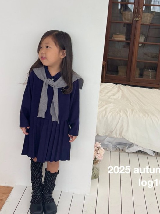 Knit Collar One-piece Knit Collar One-piece