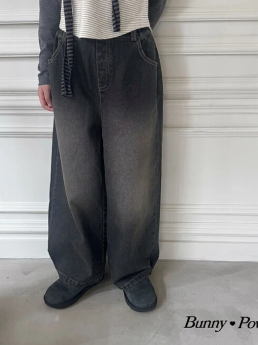 Balloon Denim Pants
