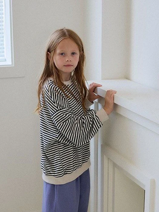 Terry Stripe Sweatshirt Terry Stripe Sweatshirt