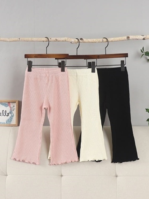 Ribbed Bootcut Pants Ribbed Bootcut Pants
