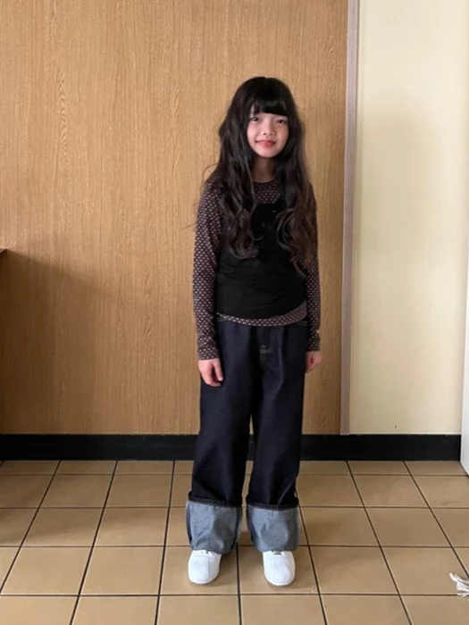 Standing Denim Pants