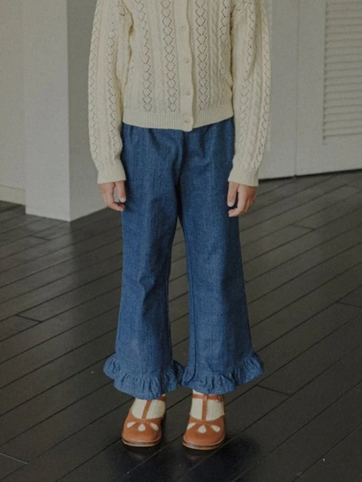 Frill Denim Pants