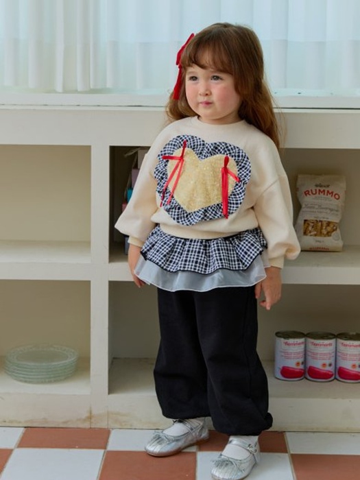 Check Frill Pants Check Frill Pants