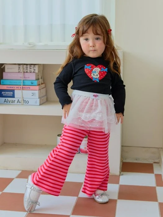 Waffle Stripe Pants