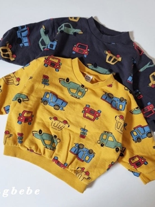 Washed Car Sweatshirt Washed Car Sweatshirt