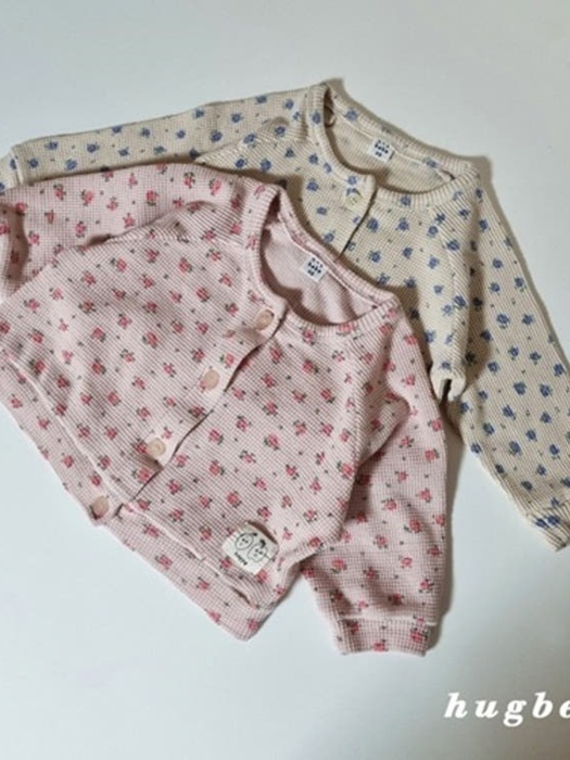 Flower Waffle Cardigan Flower Waffle Cardigan