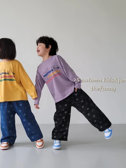 Round Denim Pants