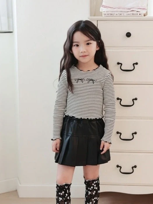 Double Stripe Crop Tee