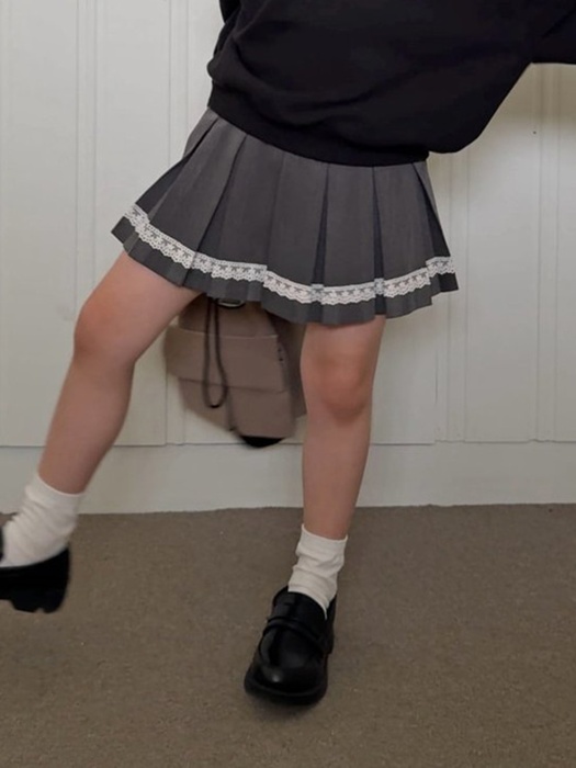 Lace Pleated Skirt Lace Pleated Skirt