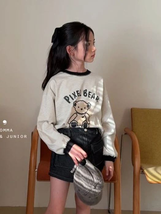 Bear Contrast Tee