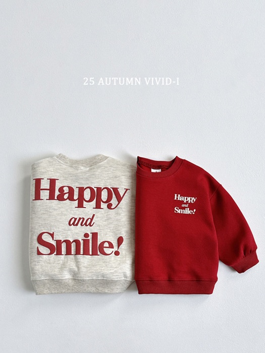 Happy Embossed Sweatshirt Happy Embossed Sweatshirt