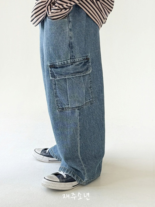 Hip Cargo Denim Pants Hip Cargo Denim Pants