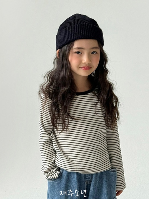 Jenny Ribbed Stripe Tee