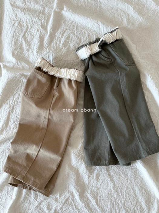 Waist Cotton Pants Waist Cotton Pants