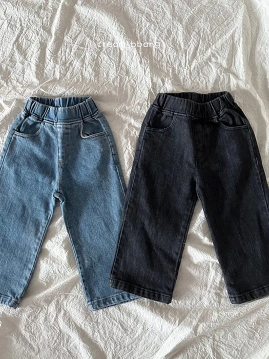 Straight Stretch Denim Pants Straight Stretch Denim Pants