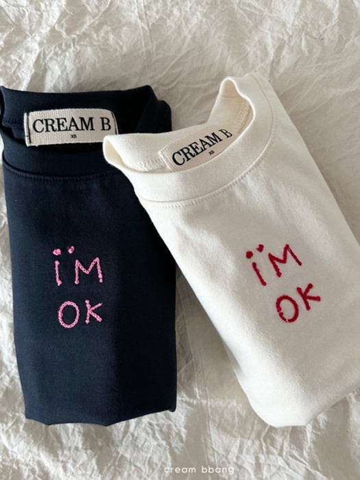 I’m Okay Embroidered Tee