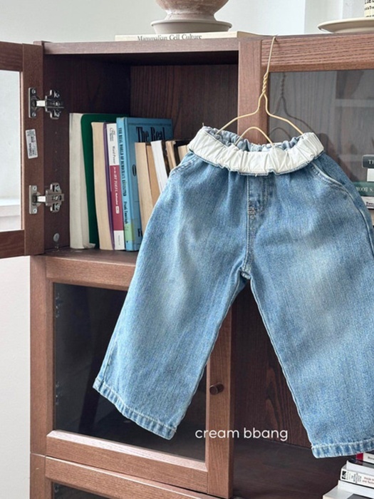 Waist Denim Pants Waist Denim Pants