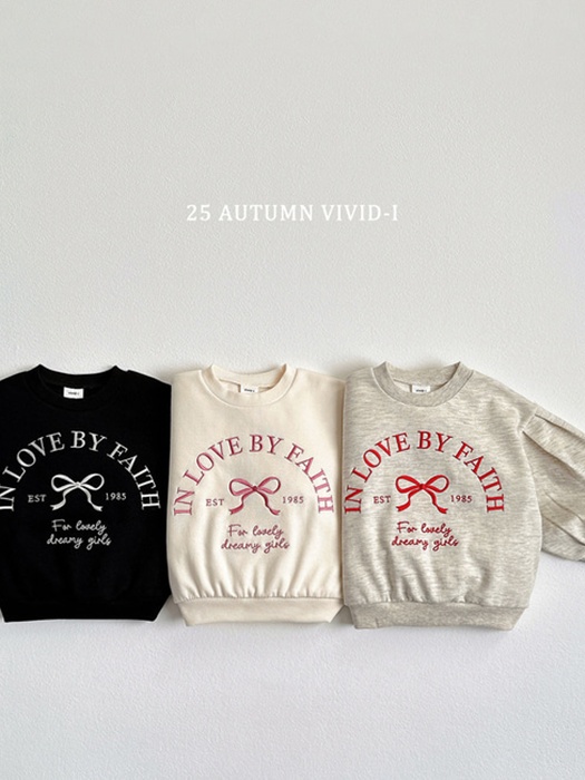 Puff Ribbon Sweatshirt Puff Ribbon Sweatshirt