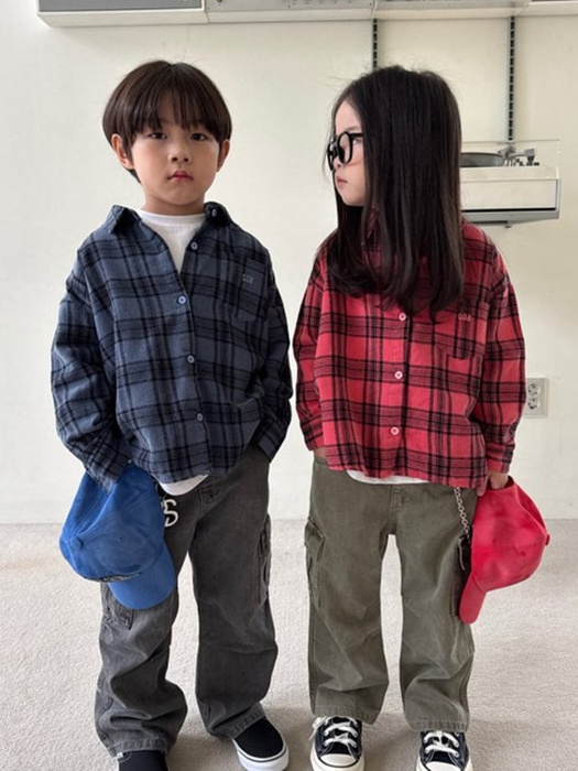 Dyeed Checked Shirt Dyeed Checked Shirt