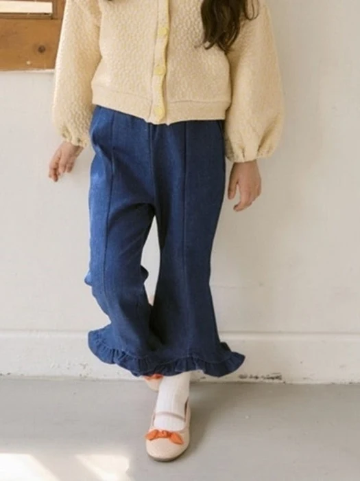 Frilled Bootcut Pants Frilled Bootcut Pants
