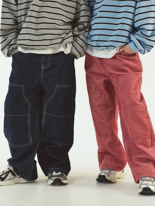 Corduroy Denim Pants
