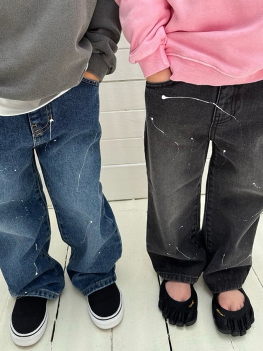 Repainted Denim Pants Repainted Denim Pants