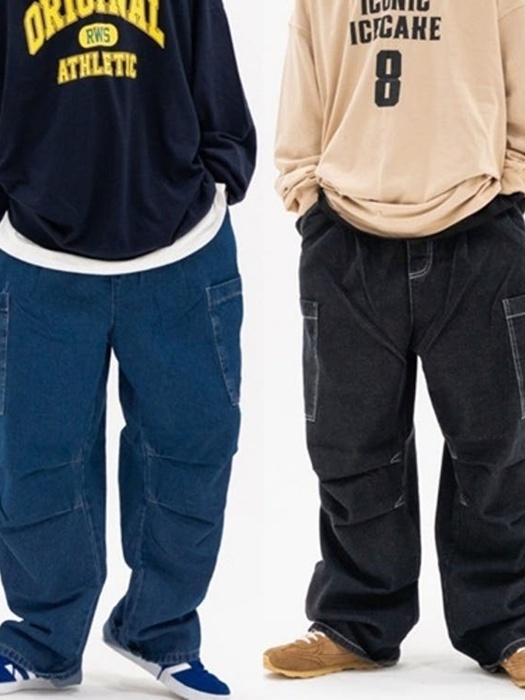 Stitch Denim Pants