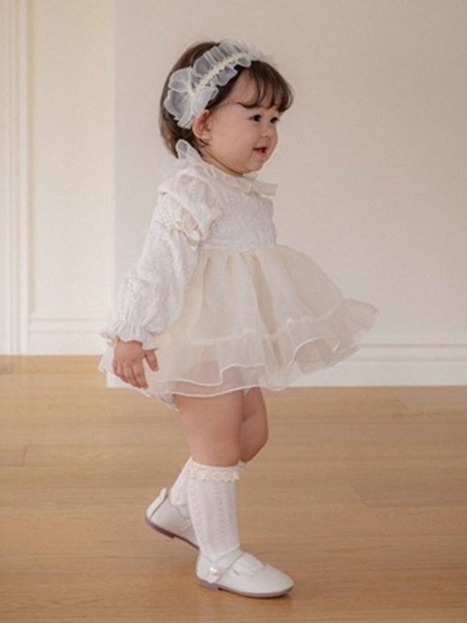 Bebe Bianca Organza Suit