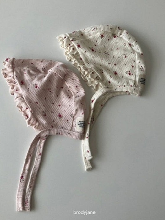 Flower Eyelet Frill Bonnet Flower Eyelet Frill Bonnet