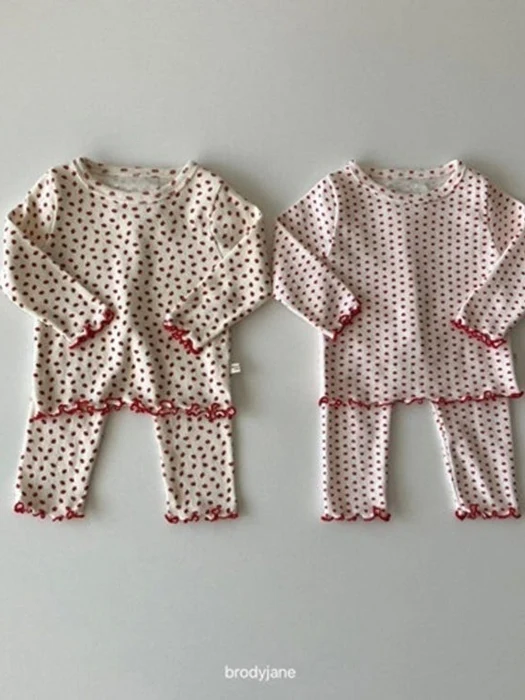 Jacquard Pattern Long Sleeve Set Jacquard Pattern Long Sleeve Set