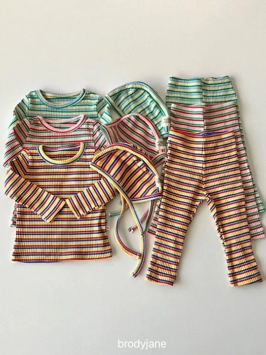 Multi Striped LongSleeve Set Multi Striped LongSleeve Set