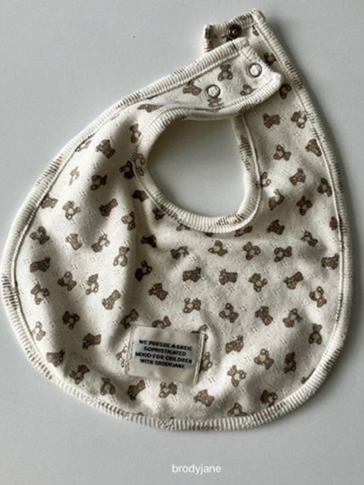 Jacquard Bear Bib Jacquard Bear Bib