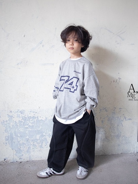 Curved Cotton Pants Curved Cotton Pants