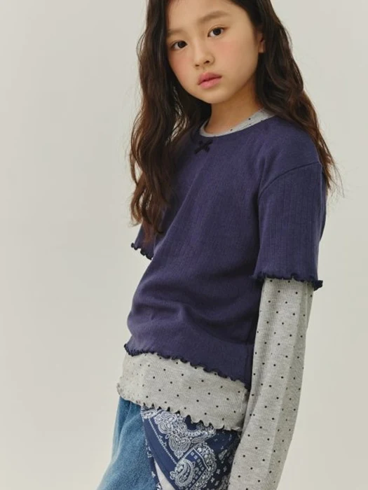 Dot Ribbed Tee Dot Ribbed Tee