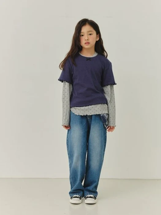 Brushed Wide Denim Pants Brushed Wide Denim Pants