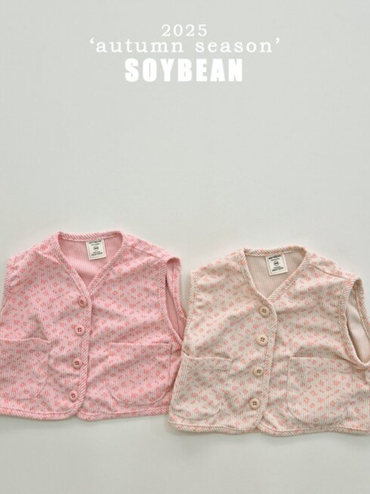 Corduroy Flower Vest Corduroy Flower Vest