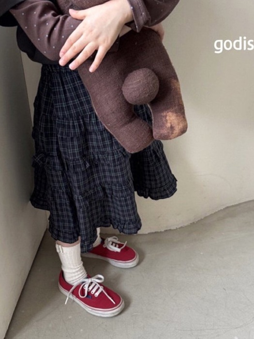 Checked Frill Skirt Checked Frill Skirt