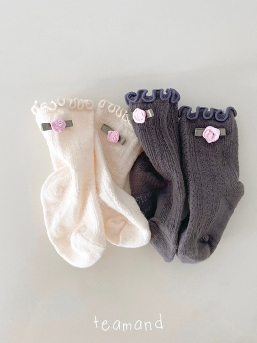 Small Flower Socks Set Small Flower Socks Set