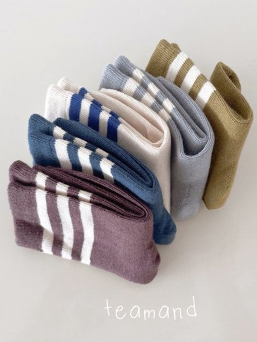 Three-Line Socks Set Three-Line Socks Set