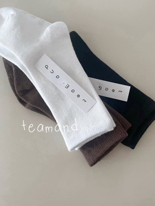 Plain Knee Socks Set Plain Knee Socks Set