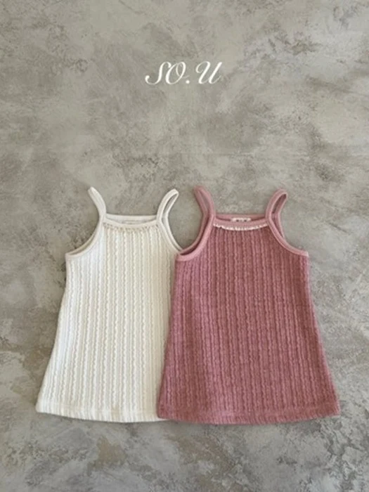 Knit Strap One-piece Knit Strap One-piece