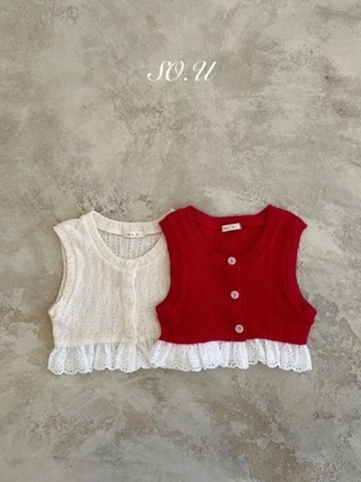 Knit Lace Vest Knit Lace Vest