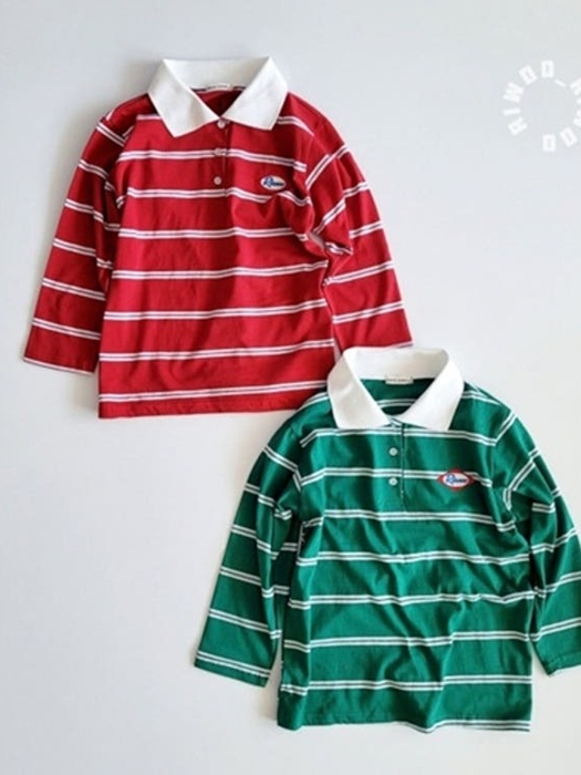 Stripe Collar Tee (Adult)