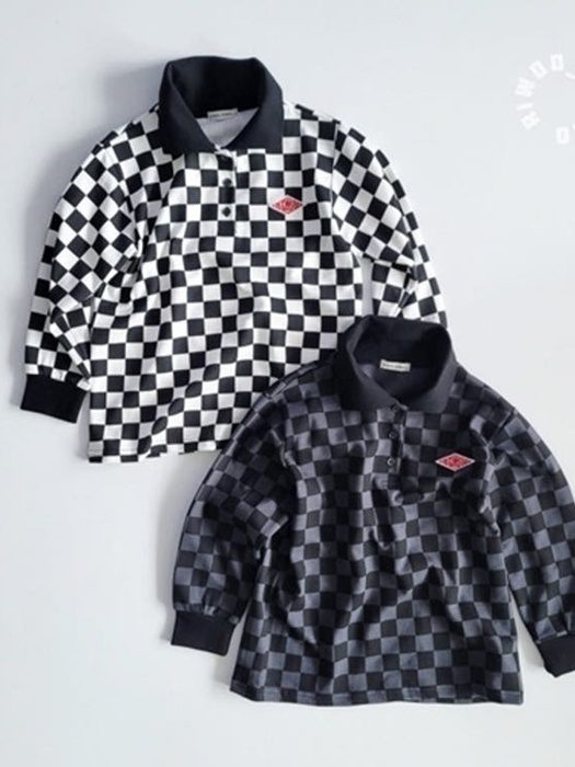 Check Collar Tee