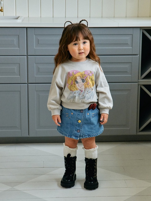 Cats Denim Skirt Pants Cats Denim Skirt Pants