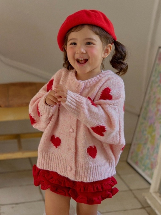 Heart Fuzzy Cardigan Heart Fuzzy Cardigan